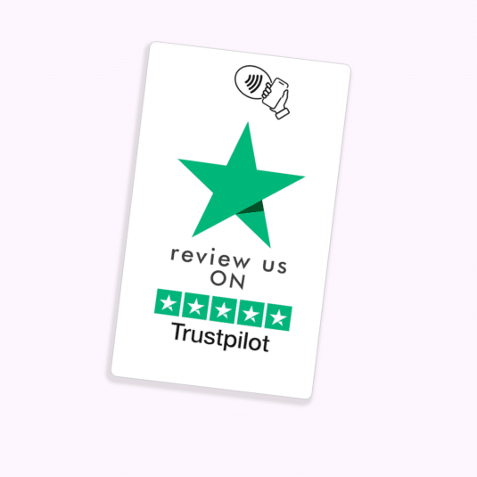 Trustpilot Review Cards - NFC